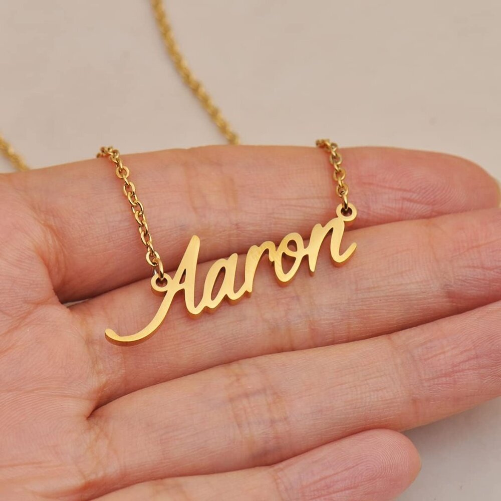 Personalized Name Necklace For Women Custom Initial Pendant Custom Name Jewelry View 4